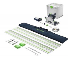 Festool 577988 18V TSC 55 KSEB-Basic Cordless Plunge-Cut Saw + Guide Rail Kit FS 1400/2-KP-Set &pound;819.00